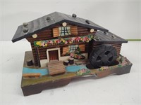 Vintage water mill musical jewelry box