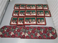 Christmas Table Runner & Placemats Runner is 68" L