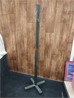 Vintage metal coat rack