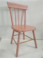 Vintage orange kids chair