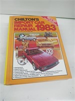 Chilton's import car repair manual 1983