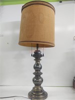 Very heavy vintage brass lamp *could be stiffle