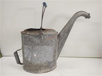 Very old galvanized watering can