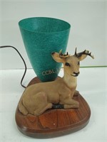 Vintage deer lamp