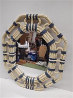 Vintage nautical themed mirror