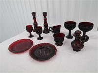 Avon Dishes, Candle Holders Are 8 1/2" T