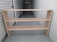 2 Shelves Unsturdy. Tan One is 38 1/2" x 57"