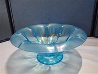Opalescent Blue Stretch Bowl