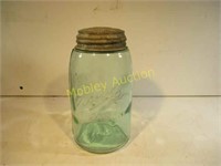 ANTIQUE BALL JAR WITH BUBBLES