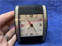 Old Westclox travel alarm clock