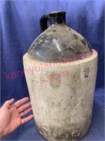 Larger antique 5-gallon stoneware jug