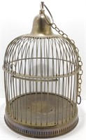 * Vintage Brass Bird Cage - 18" Tall