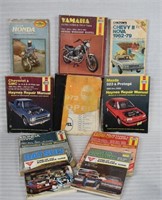 Assorted Lot Car / Motorcycle Manuals
