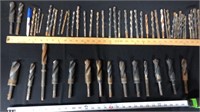 Drill bits of various sizes