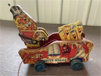 Vintage Childrens Pull Toy, Battery Powered