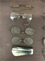 Vintage Eye Glasses, Shoe Horn