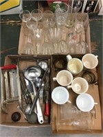Kitchen Utensils, Stemware, Cups