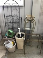 Plant Stands, Trash Cans