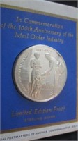 FRANKLIN MINT 100TH ANNIV OF MAIL ORDER INDUSTRY