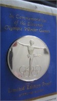 FRANKLIN MINT 11TH OLYMPIC WINTER GAMES