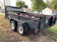 2004 Load-Trail 7’x12’ 5th wheel dump trailer