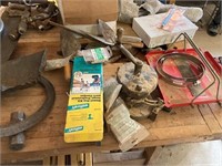 Concrete hand tools, misc hand saws, etc.