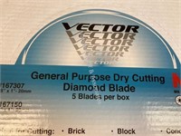 5) NEW Vector General Purpose diamond blades