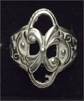 Ornate Designer Sterling Ring