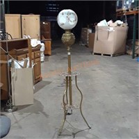 Electrified Victorian Style Kerosene Floor Lamp;