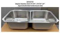 Stainless undermount Sink - double bowl