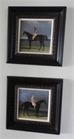 Lot #4672 -  Pair of matched frame oil on canvas