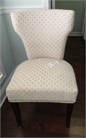 Lot #4675 - Modern upholstered side chair with
