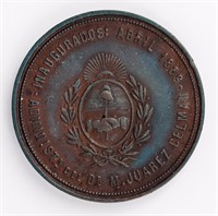 Coin Inaugurados Abril 1889 Juarez - Celman