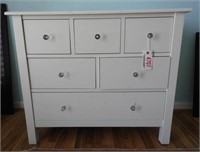 Lot #4707 - Modern Pine seven drawer chest with