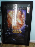Lot #4708 - Star Wars Special Edition 1997 framed