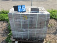Pallet of clay pavers