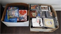 Lot #4739 - (2) boxes full of musical CD’s and