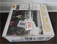 Lot #4743 - Cast iron Trim-A-Tree Christmas