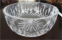 Lot #4750 - Signed Waterford Crystal 11” bowl