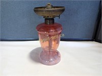 Pink Opalescent Oil Lamp