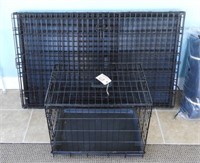 Lot #4771 - (2) Precision Pet folding dog crates