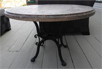Lot #4804 - Stonetop patio side table 28”