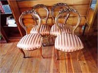 Four Balloon Back Chairs