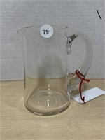 Small Pressed Glass Pitcher with Burlington Mark