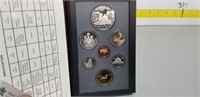 1989 Canada Proof Double Dollar Set Issued By The