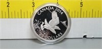 2014 $20 Bald Eagle Pure Silver  Issued By The