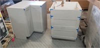 Pair Of Hampton Bay Edson Base Cabinets - Both In