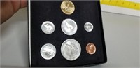 1867-1967 Canada Year Set In Black Case Issued By