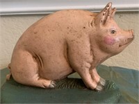 CAST IRON PIG DOOR STOP