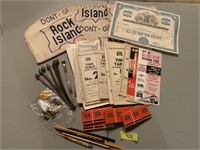ROCK ISLAND RAILROAD COLLECTIBLES & OTHERS